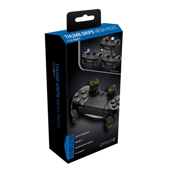 Gioteck Playstation 4 Thumb Grips Mega Pack in the group HOME ELECTRONICS / Game consoles & Accessories / Sony PlayStation 4 at TP E-commerce Nordic AB (C85246)