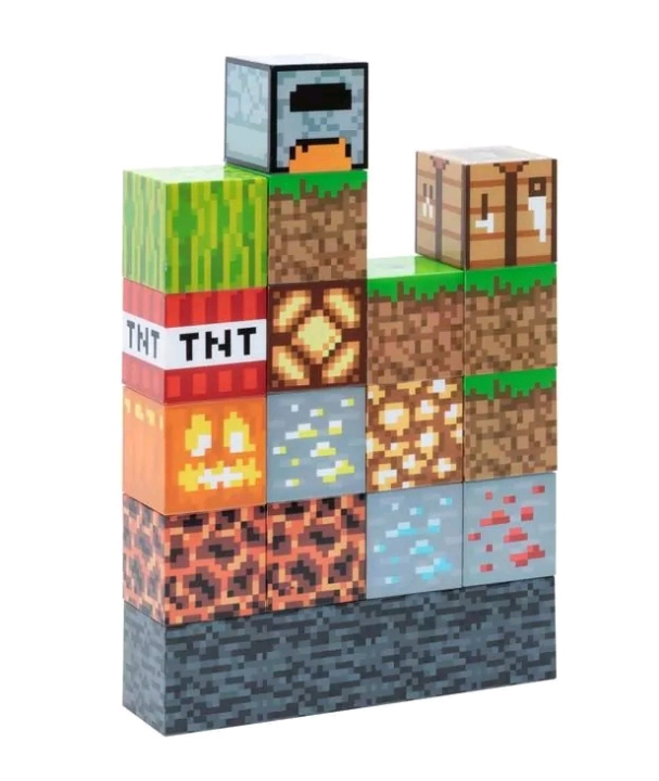 Paladone Minecraft Block Building Light/Lamp (PP6596MCF) in the group HOME ELECTRONICS / Lighting / Table lamps at TP E-commerce Nordic AB (C85255)