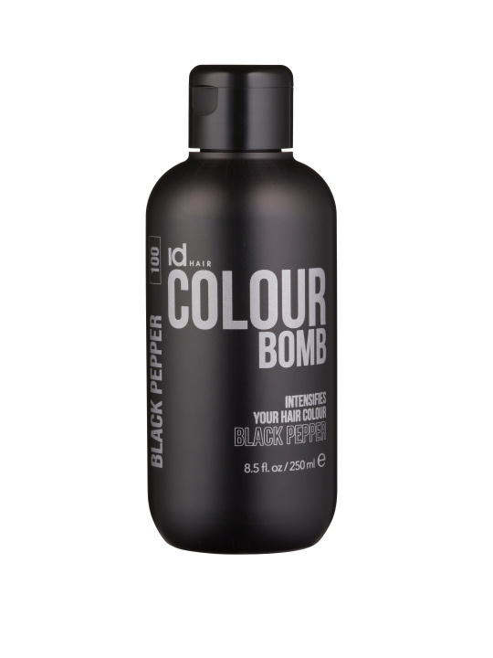 ID Hair Colour Bomb 250 ml - Black Pepper in the group BEAUTY & HEALTH / Hair & Styling / Hair care / Hair Dye / Hair Dye & Color bombs at TP E-commerce Nordic AB (C85338)