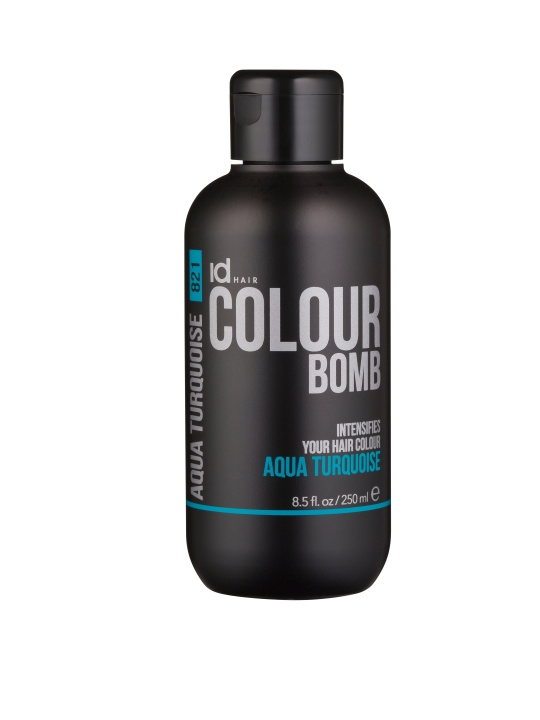 ID Hair Colour Bomb 250 ml - Aqua Turquoise in the group BEAUTY & HEALTH / Hair & Styling / Hair care / Hair Dye / Hair Dye & Color bombs at TP E-commerce Nordic AB (C85340)