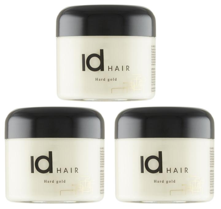 ID Hair Hard Gold 3 x 100 ml in the group BEAUTY & HEALTH / Hair & Styling / Hair styling / Hair wax at TP E-commerce Nordic AB (C85348)