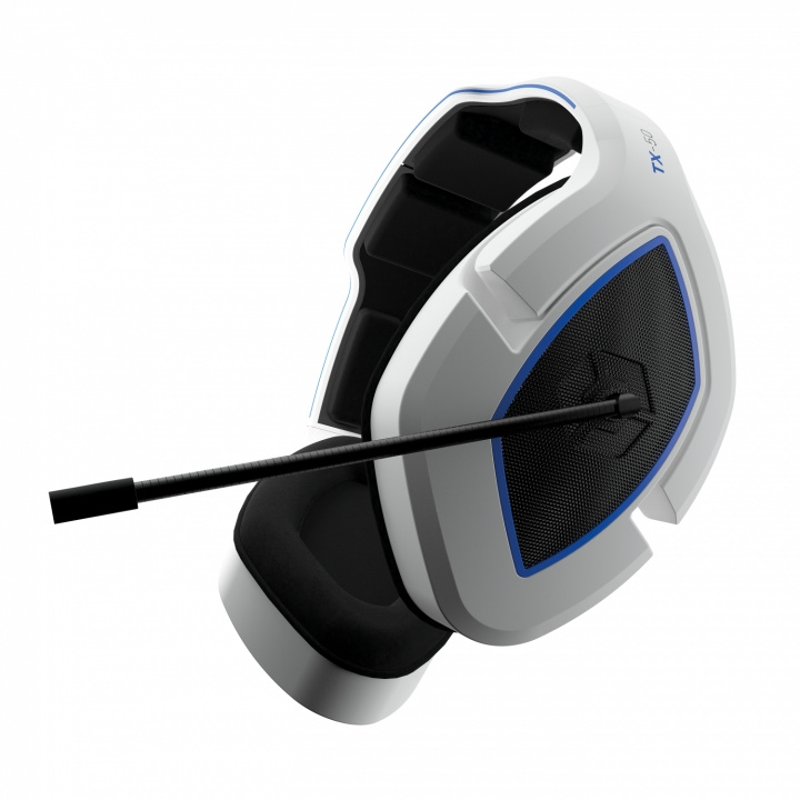 Gioteck TX-50 RF Stereo Gaming Headset (White/Blue) (Uni) in the group COMPUTERS & PERIPHERALS / GAMING / Headset at TP E-commerce Nordic AB (C85358)