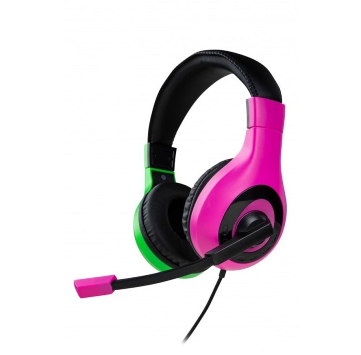 NACON Stereo Gaming Headset V1 - Pink/Green in the group COMPUTERS & PERIPHERALS / GAMING / Headset at TP E-commerce Nordic AB (C85363)