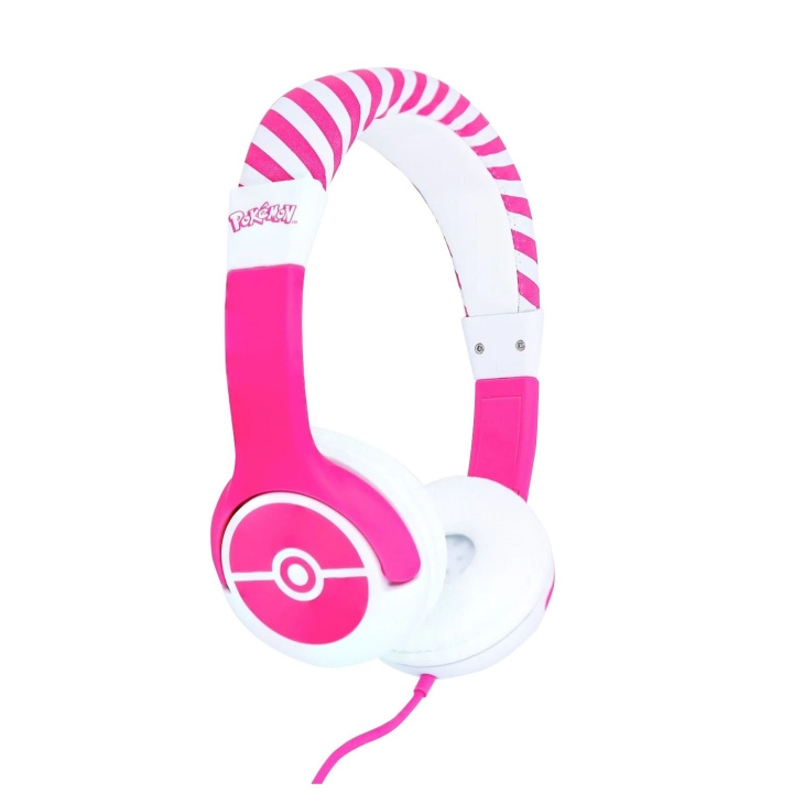 OTL Junior Headphones - Pokemon Pokeball Pink (PK0842) in the group HOME ELECTRONICS / Audio & Picture / Headphones & Accessories / Headphones at TP E-commerce Nordic AB (C85394)