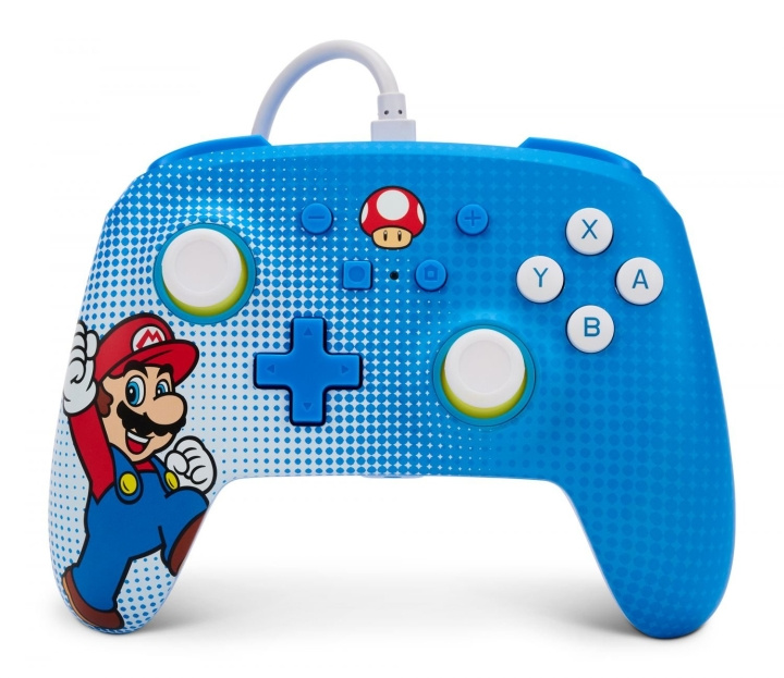 PowerA ENWIRED CONTROLLER - MARIO POP ART - Switch in the group HOME ELECTRONICS / Game consoles & Accessories / Nintendo Switch at TP E-commerce Nordic AB (C85413)