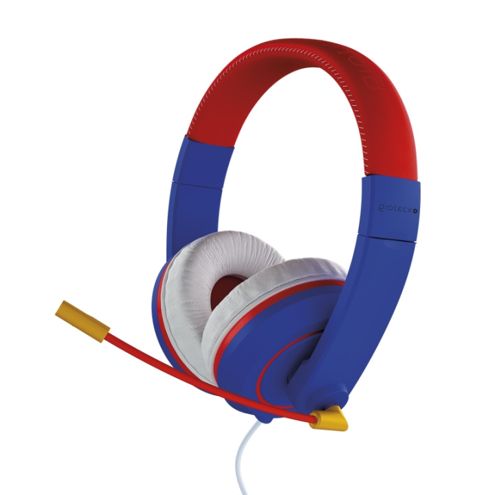 Gioteck XH-100S Wired Stereo Headset (Blue/Red) in the group COMPUTERS & PERIPHERALS / GAMING / Headset at TP E-commerce Nordic AB (C85427)