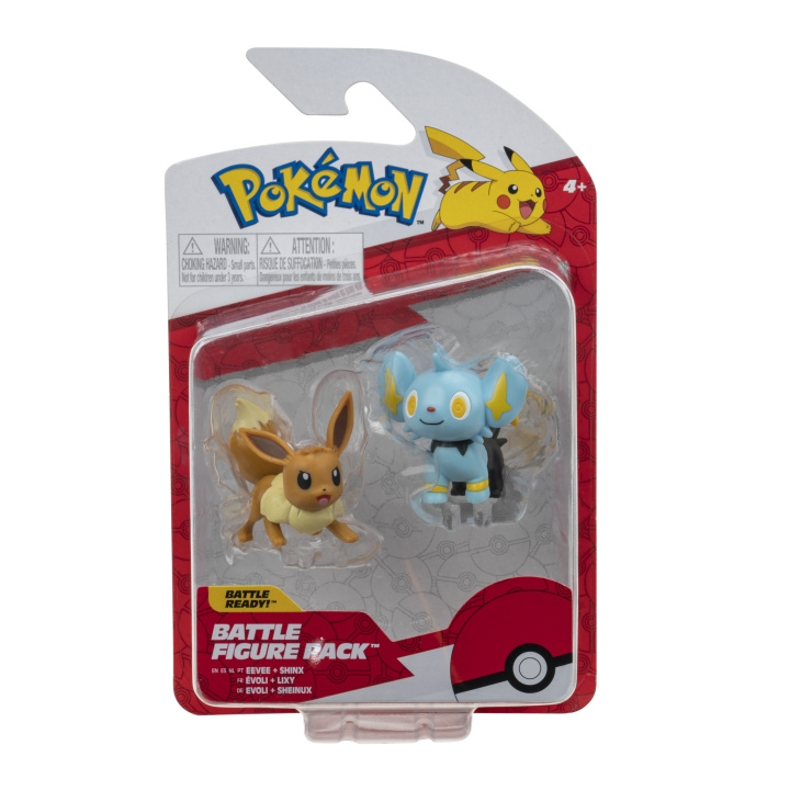 Pokémon Battle Figure Pack - Shinx & Eevee (PKW2647) in the group TOYS, KIDS & BABY PRODUCTS / Toys / Figures & Miniatures at TP E-commerce Nordic AB (C85440)