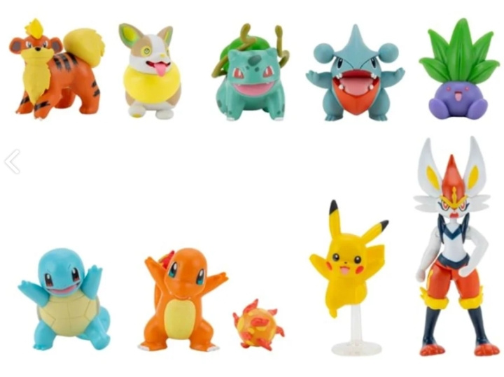 Pokémon Battle Figure 10 Pack (PKW2855) in the group TOYS, KIDS & BABY PRODUCTS / Toys / Figures & Miniatures at TP E-commerce Nordic AB (C85443)