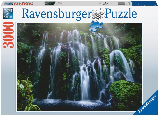 Ravensburger Waterfall Retreat Bali 3000p (10217116) in the group TOYS, KIDS & BABY PRODUCTS / Toys / Puzzles at TP E-commerce Nordic AB (C85452)