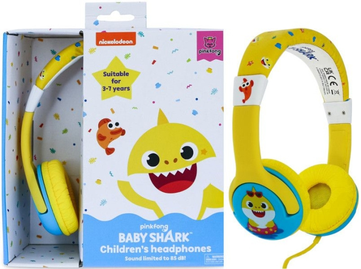 OTL Junior Headphones - Baby Shark Holiday (BS0845) in the group HOME ELECTRONICS / Audio & Picture / Headphones & Accessories / Headphones at TP E-commerce Nordic AB (C85460)