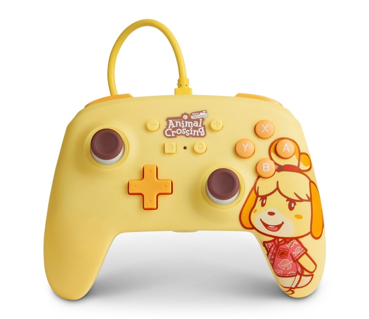 PowerA Enhanced Wired Controller For Nintendo Switch - Animal Crossing: Isabelle in the group HOME ELECTRONICS / Game consoles & Accessories / Nintendo Switch at TP E-commerce Nordic AB (C85484)