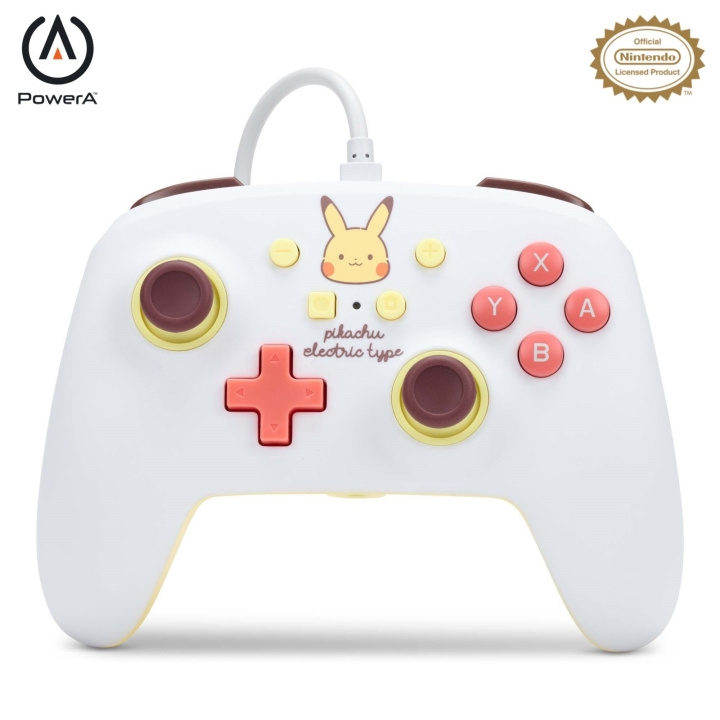 PowerA Enhanced Wired Controller for Nintendo Switch - Pikachu Electric Type in the group HOME ELECTRONICS / Game consoles & Accessories / Nintendo Switch at TP E-commerce Nordic AB (C85486)