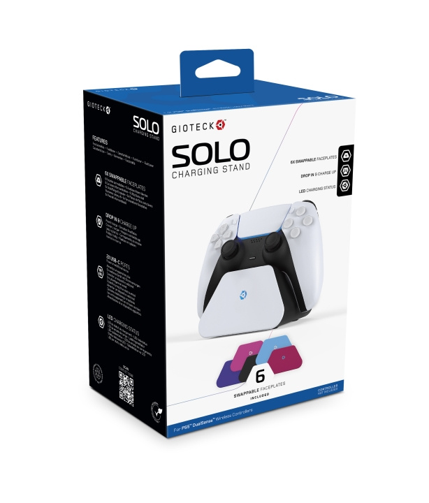 Gioteck Solo Charging Stand in the group HOME ELECTRONICS / Game consoles & Accessories / Sony PlayStation 5 at TP E-commerce Nordic AB (C85504)