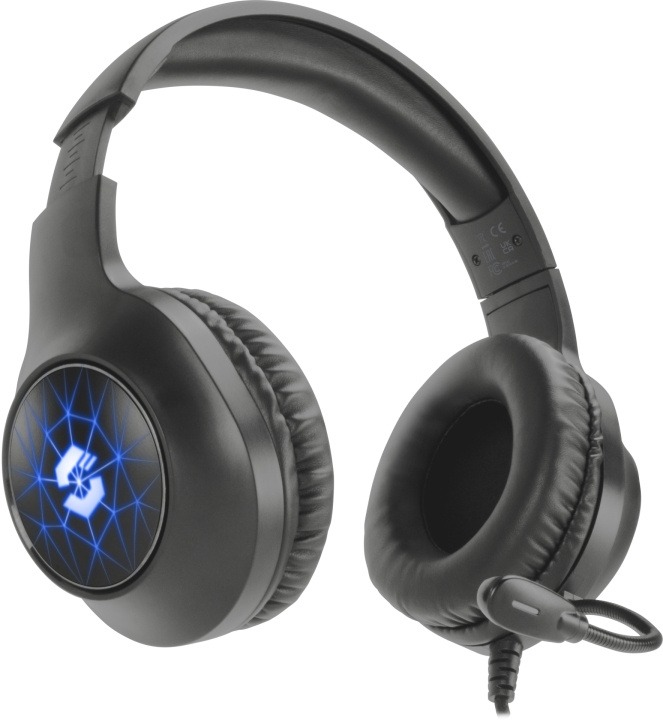 Speedlink VIRTAS Illuminated 7.1 Gaming Headset, black in the group COMPUTERS & PERIPHERALS / GAMING / Headset at TP E-commerce Nordic AB (C85505)