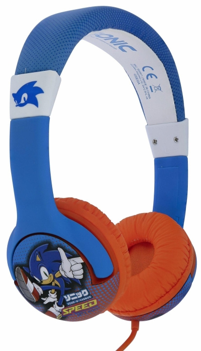 OTL Junior Headphones - SEGA Sonic the Hedgehog (SH0911) in the group HOME ELECTRONICS / Audio & Picture / Headphones & Accessories / Headphones at TP E-commerce Nordic AB (C85517)