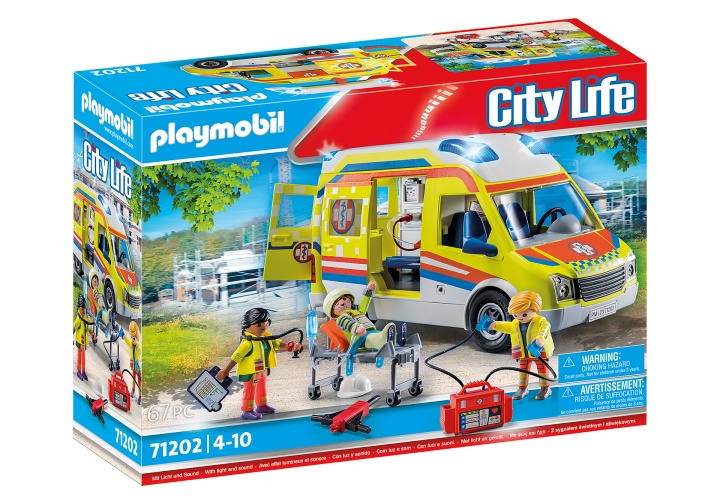 Playmobil Ambulance with light and sound (71202) in the group TOYS, KIDS & BABY PRODUCTS / Toys / Play set at TP E-commerce Nordic AB (C85554)