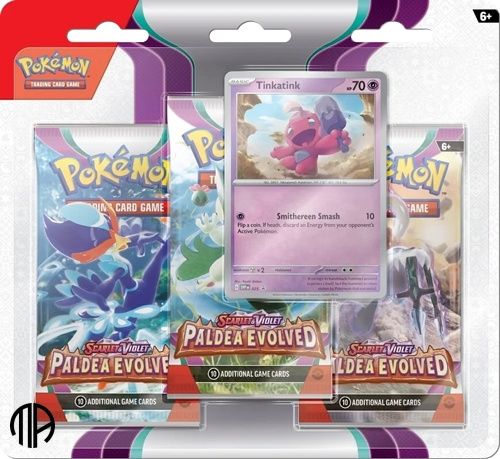 Pokémon – Blister 3p Scarlet & Violet - Paldea Evolved (POK85353) in the group TOYS, KIDS & BABY PRODUCTS / Toys / Toys at TP E-commerce Nordic AB (C85578)