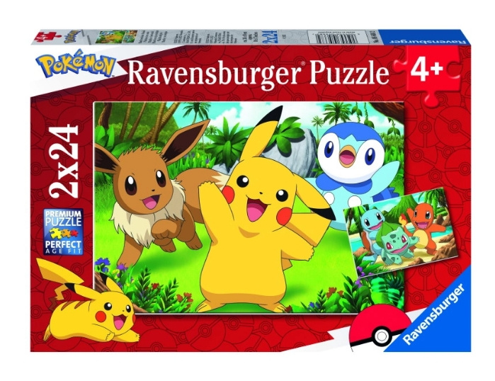 Ravensburger Pokémon 2x24p - (10105668) in the group TOYS, KIDS & BABY PRODUCTS / Toys / Puzzles at TP E-commerce Nordic AB (C85661)