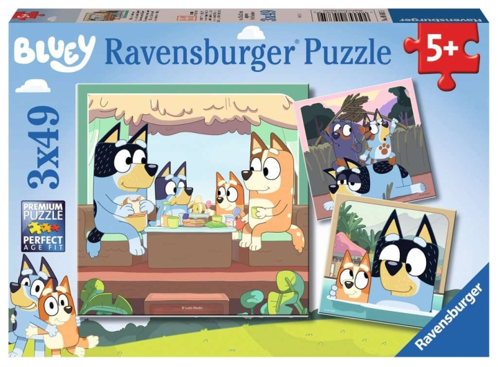 Ravensburger Bluey 3x49p - (10105685) in the group TOYS, KIDS & BABY PRODUCTS / Toys / Puzzles at TP E-commerce Nordic AB (C85662)