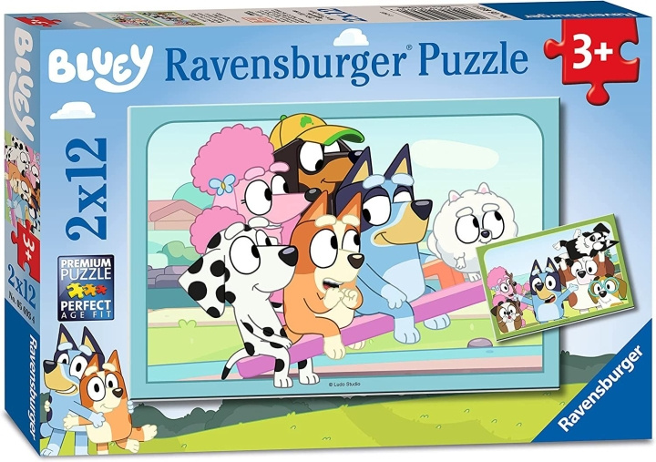 Ravensburger Bluey 2x12p - (10105693) in the group TOYS, KIDS & BABY PRODUCTS / Toys / Puzzles at TP E-commerce Nordic AB (C85697)