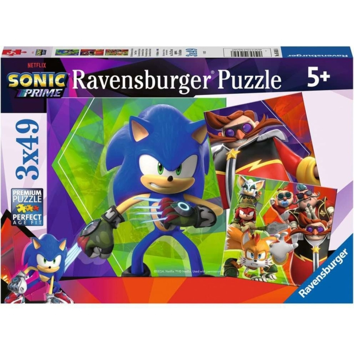 Ravensburger Sonic Prime 3x49p - (10105695) in the group TOYS, KIDS & BABY PRODUCTS / Toys / Puzzles at TP E-commerce Nordic AB (C85700)