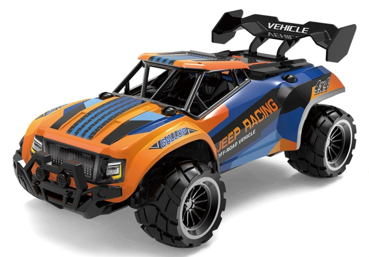 TEC-TOY R/C 1:20 2,4G 3,7V Li-ion - Blue/orange in the group TOYS, KIDS & BABY PRODUCTS / Radio controlled / RC cars at TP E-commerce Nordic AB (C85701)