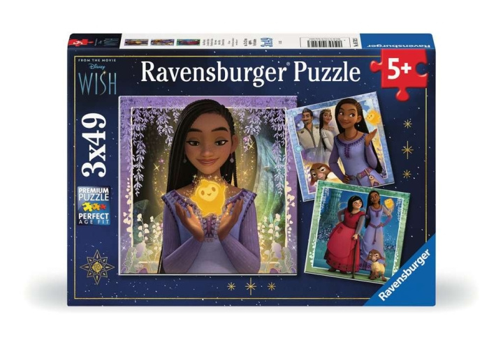 Ravensburger Disney Wish 3x49p - (10105702) in the group TOYS, KIDS & BABY PRODUCTS / Toys / Puzzles at TP E-commerce Nordic AB (C85702)