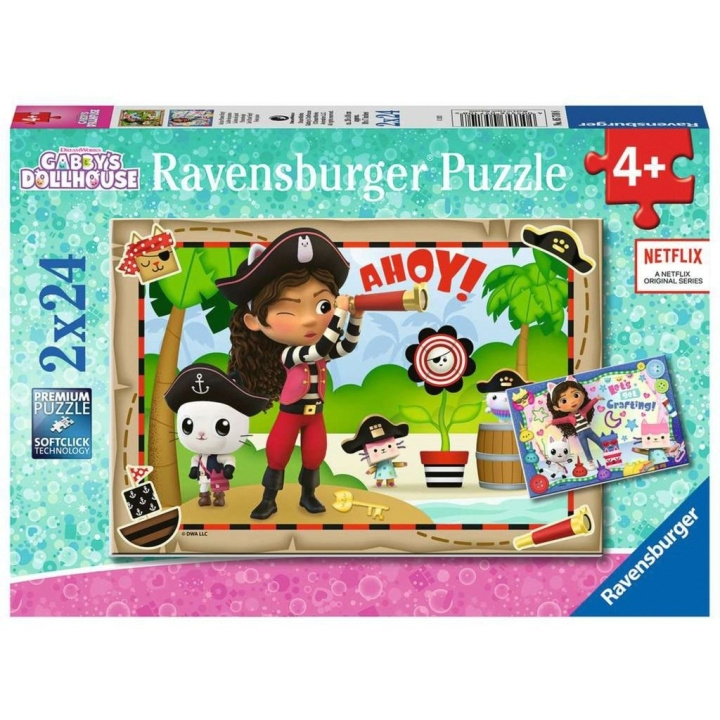 Ravensburger Gabby\'s Dollhouse 2x24p - (10105710) in the group TOYS, KIDS & BABY PRODUCTS / Toys / Puzzles at TP E-commerce Nordic AB (C85705)