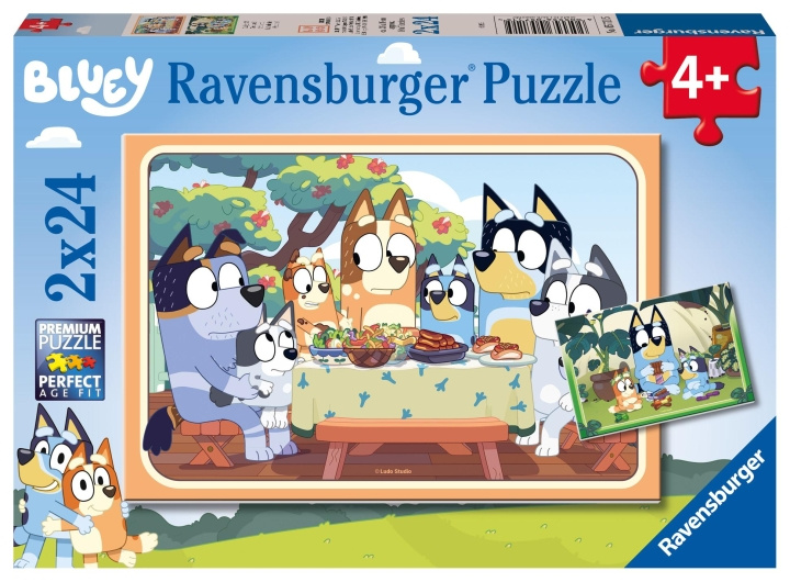 Ravensburger Bluey 2x24p - (10105711) in the group TOYS, KIDS & BABY PRODUCTS / Toys / Puzzles at TP E-commerce Nordic AB (C85706)