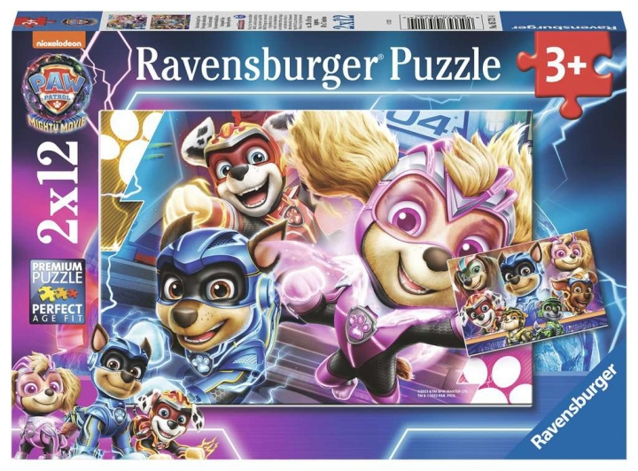 Ravensburger Paw Patrol The Mighty Movie 2x12p - (10105721) in the group TOYS, KIDS & BABY PRODUCTS / Toys / Puzzles at TP E-commerce Nordic AB (C85707)