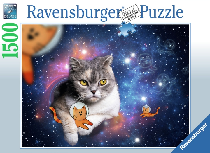 Ravensburger Cats In Space 1500p - (10217439) in the group TOYS, KIDS & BABY PRODUCTS / Toys / Puzzles at TP E-commerce Nordic AB (C85713)