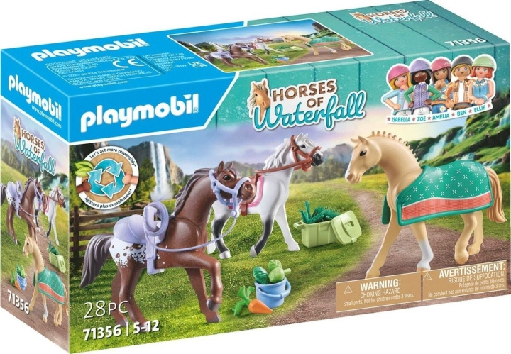 Playmobil Three Horses with Saddles (71356) in the group TOYS, KIDS & BABY PRODUCTS / Toys / Toys at TP E-commerce Nordic AB (C85740)