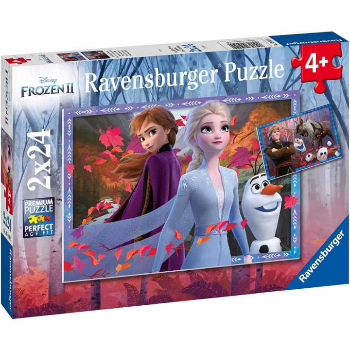 Ravensburger Frozen 2 Frosty Adventures 2x24p - 05010 in the group TOYS, KIDS & BABY PRODUCTS / Toys / Puzzles at TP E-commerce Nordic AB (C85766)