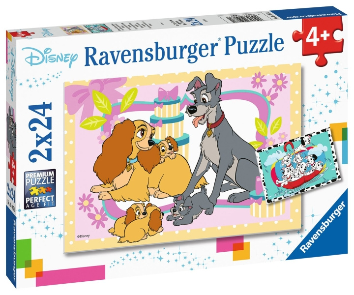 Ravensburger Disney\'s Favorite Puppies 2x24p - 05087 in the group TOYS, KIDS & BABY PRODUCTS / Toys / Puzzles at TP E-commerce Nordic AB (C85769)