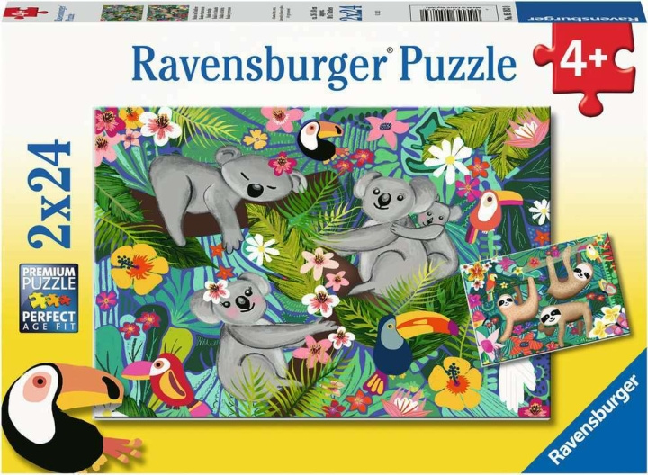 Ravensburger Koalas And Sloths 2x24p - 05183 in the group TOYS, KIDS & BABY PRODUCTS / Toys / Puzzles at TP E-commerce Nordic AB (C85772)