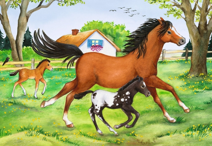 Ravensburger World of Horses - 2x24p - 08882 in the group TOYS, KIDS & BABY PRODUCTS / Toys / Puzzles at TP E-commerce Nordic AB (C85774)