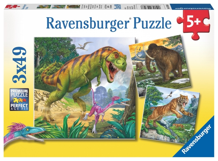 Ravensburger Primeval Ruler 3x49p - 09358 in the group TOYS, KIDS & BABY PRODUCTS / Toys / Puzzles at TP E-commerce Nordic AB (C85777)