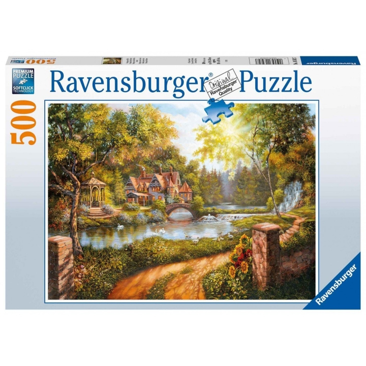 Ravensburger Cottage By The River 500p - 16582 in the group TOYS, KIDS & BABY PRODUCTS / Toys / Puzzles at TP E-commerce Nordic AB (C85780)