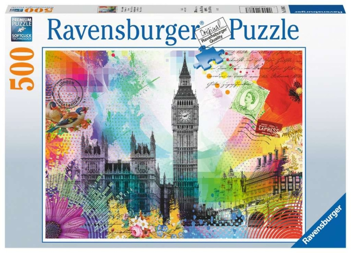 Ravensburger London Postcard 500p - 16986 in the group TOYS, KIDS & BABY PRODUCTS / Toys / Puzzles at TP E-commerce Nordic AB (C85781)