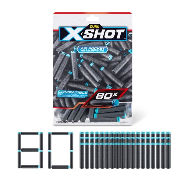 X-Shot X SHOT-Excel 80PK Refill Darts - (36589) in the group TOYS, KIDS & BABY PRODUCTS / Toys / Action play at TP E-commerce Nordic AB (C85799)