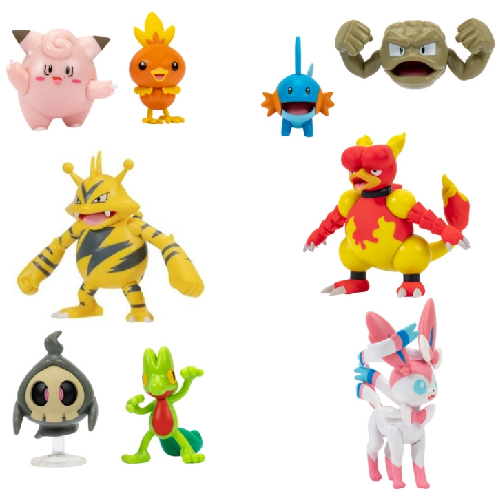 Pokémon Battle Figure - ass. (95007-12) in the group TOYS, KIDS & BABY PRODUCTS / Toys / Figures & Miniatures at TP E-commerce Nordic AB (C85805)