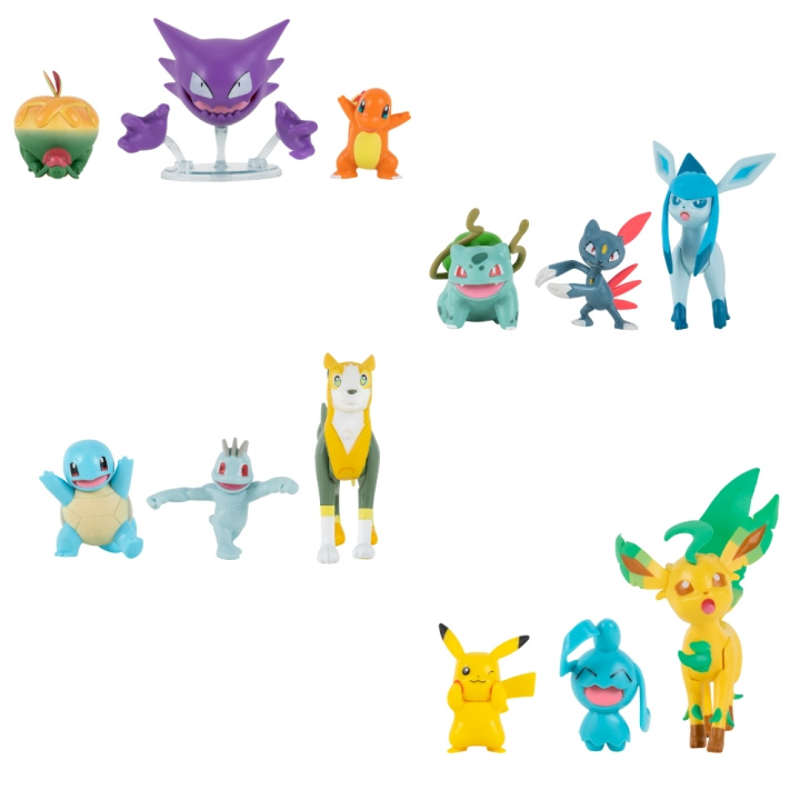 Pokémon Battle Figure - 3 PK - ass (95155_10) in the group TOYS, KIDS & BABY PRODUCTS / Toys / Figures & Miniatures at TP E-commerce Nordic AB (C85807)