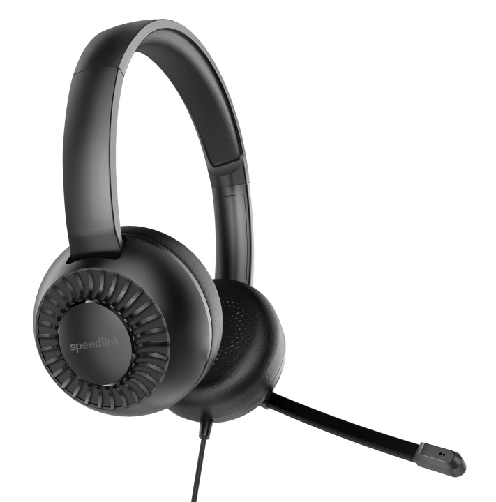 Speedlink Metis Stereo Headset, 3,5mm Jack with Y-Adapter - Black in the group COMPUTERS & PERIPHERALS / Computer accessories / Headset at TP E-commerce Nordic AB (C85810)