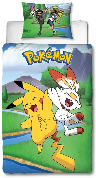 Pokémon Bed Linen - Adult Size 140 x 200 cm - Pokemon (POK418) in the group TOYS, KIDS & BABY PRODUCTS / Children\'s textiles / Bedding / Bedsets for Juniors at TP E-commerce Nordic AB (C85843)