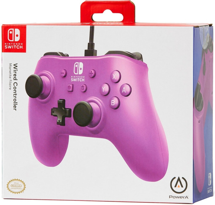 Powera Wired Controller Grape Purple in the group HOME ELECTRONICS / Game consoles & Accessories / Nintendo Switch at TP E-commerce Nordic AB (C85929)