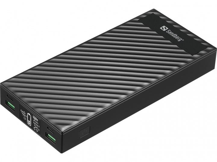 Sandberg Powerbank 2 x USB-C PD100W 30.000mAh in the group SMARTPHONE & TABLETS / Chargers & Cables / Powerbanks at TP E-commerce Nordic AB (C85939)