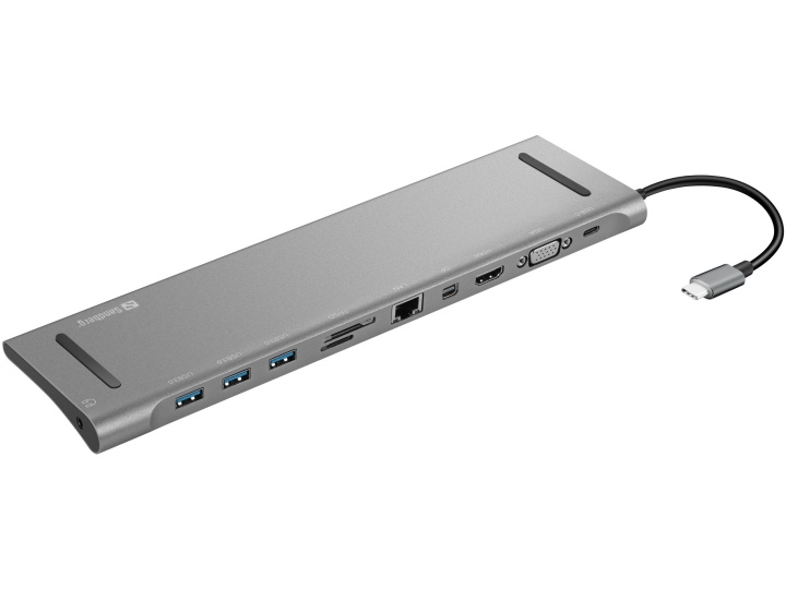 Sandberg USB-C All-in-1 Docking Station in the group COMPUTERS & PERIPHERALS / Computer accessories / USB-Hubs at TP E-commerce Nordic AB (C85949)