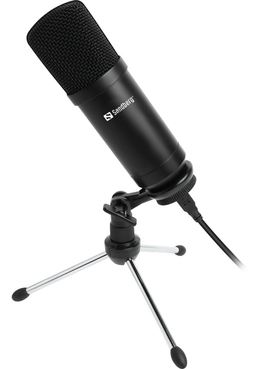 Sandberg Streamer USB Desk Microphone in the group COMPUTERS & PERIPHERALS / Computer accessories / Microphones at TP E-commerce Nordic AB (C85953)