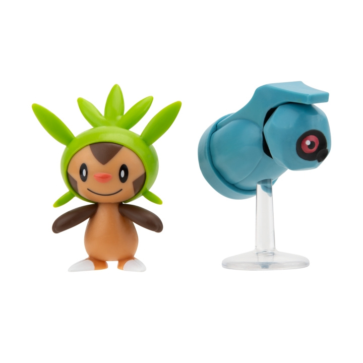 Pokémon Battle Figure - Chespin & Beldum (PKW3014) in the group TOYS, KIDS & BABY PRODUCTS / Toys / Figures & Miniatures at TP E-commerce Nordic AB (C85993)