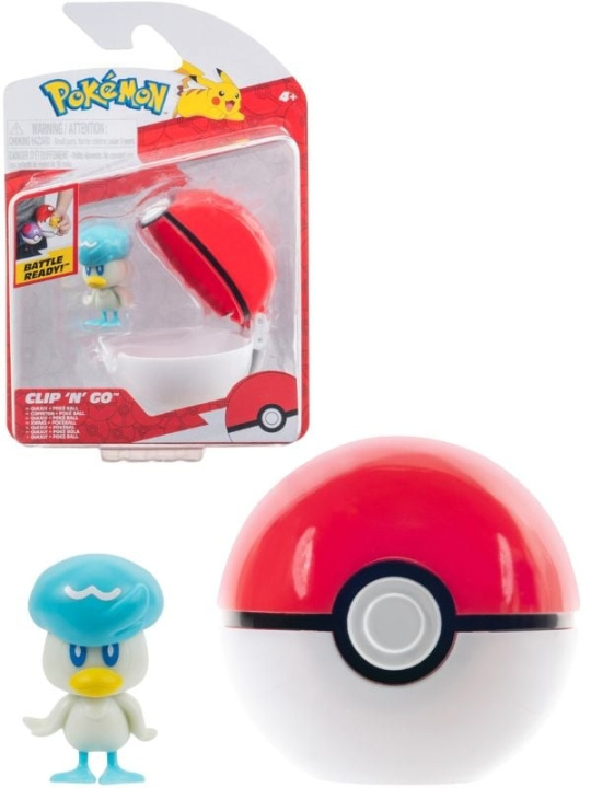 Pokémon Clip N Go - Wuaxly and Poke Ball (PKW3630) in the group TOYS, KIDS & BABY PRODUCTS / Toys / Figures & Miniatures at TP E-commerce Nordic AB (C85996)